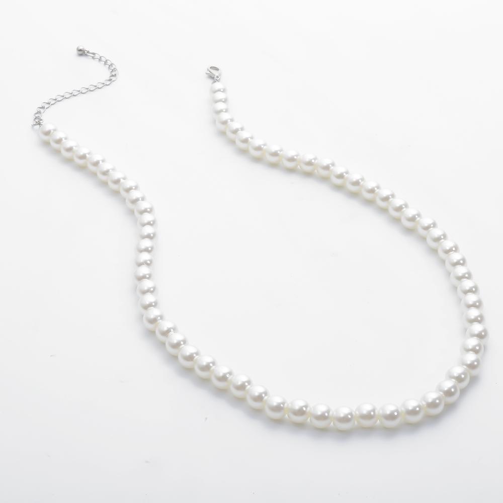Minimalist Imitation Pearl Cho - Pearl Choker Necklace Vintage 评论和价格