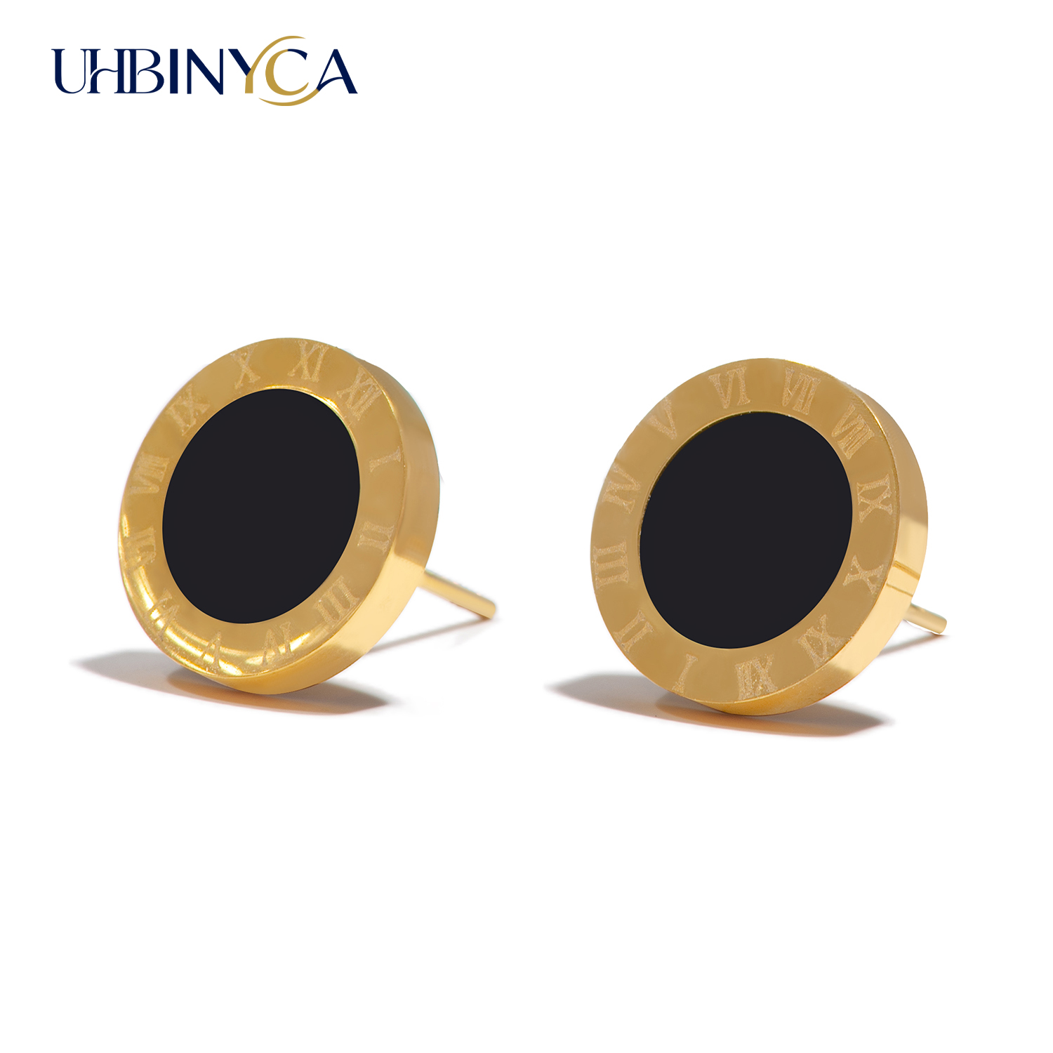12mm Roman Numerals Earrings f - Earrings 评论和价格