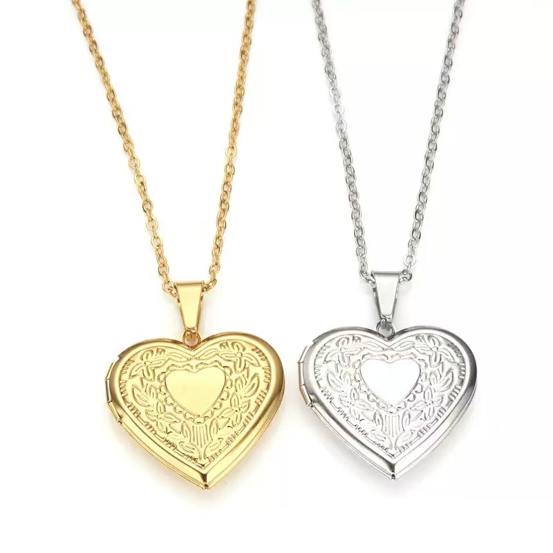 Romantic Heart Locket Pendants - Heart Locket Necklace Photo 评论和价格