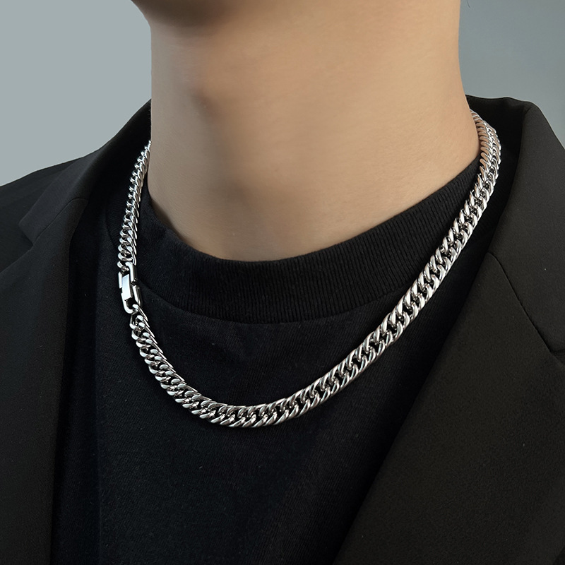 7 MM Stainless Steel Cuban Cha - Cuban Link Chain 12Mm 评论和价格
