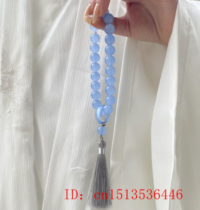 Green Jade Stone 12mm Beads Ta - Bracelets 评论和价格