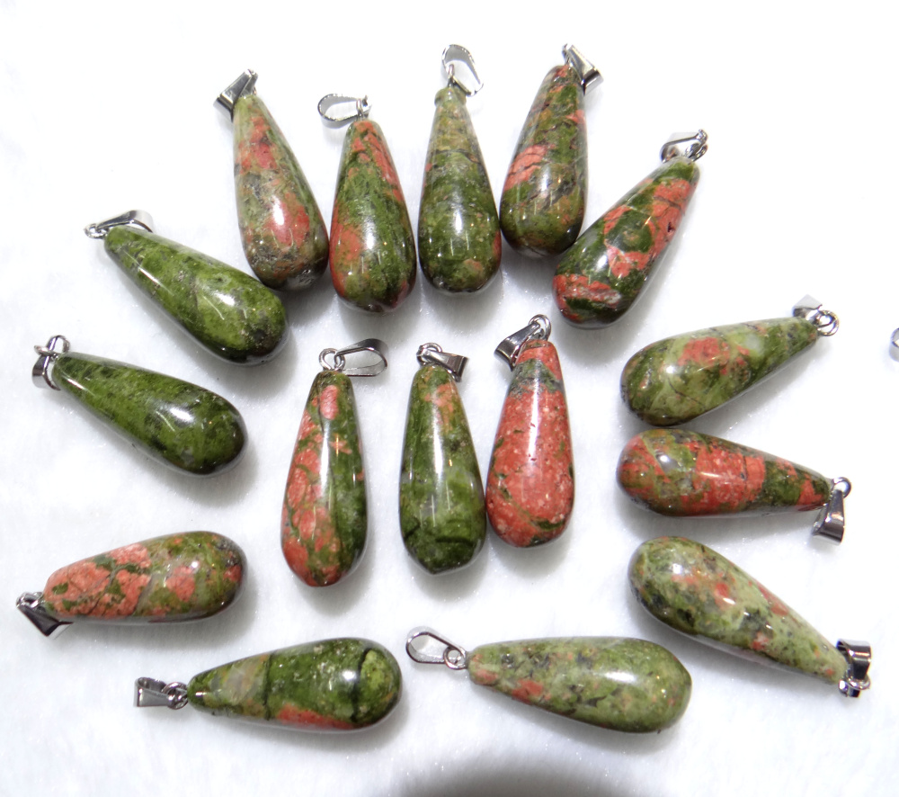 Wholesale Natural Stone Quartz - Crystal Pendant Necklace Natural Stone 评论和价格